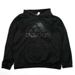 Adidas Climawarm Logo Black Active Athletic Hoodie Athleisure Mens Large